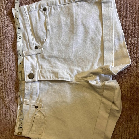 Paige Jimmy Jimmy Short Women's White Denim Shorts - Picture 7 of 7